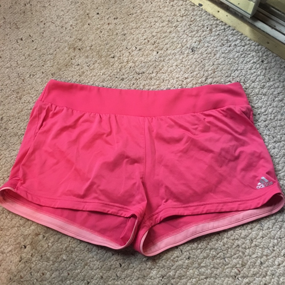 Adidas shorts with hidden pocket and liner